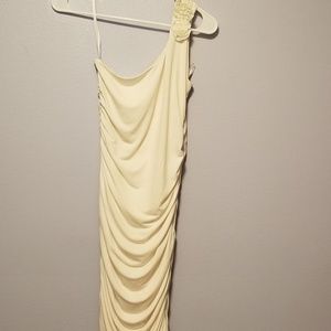 one sleeve tight dress